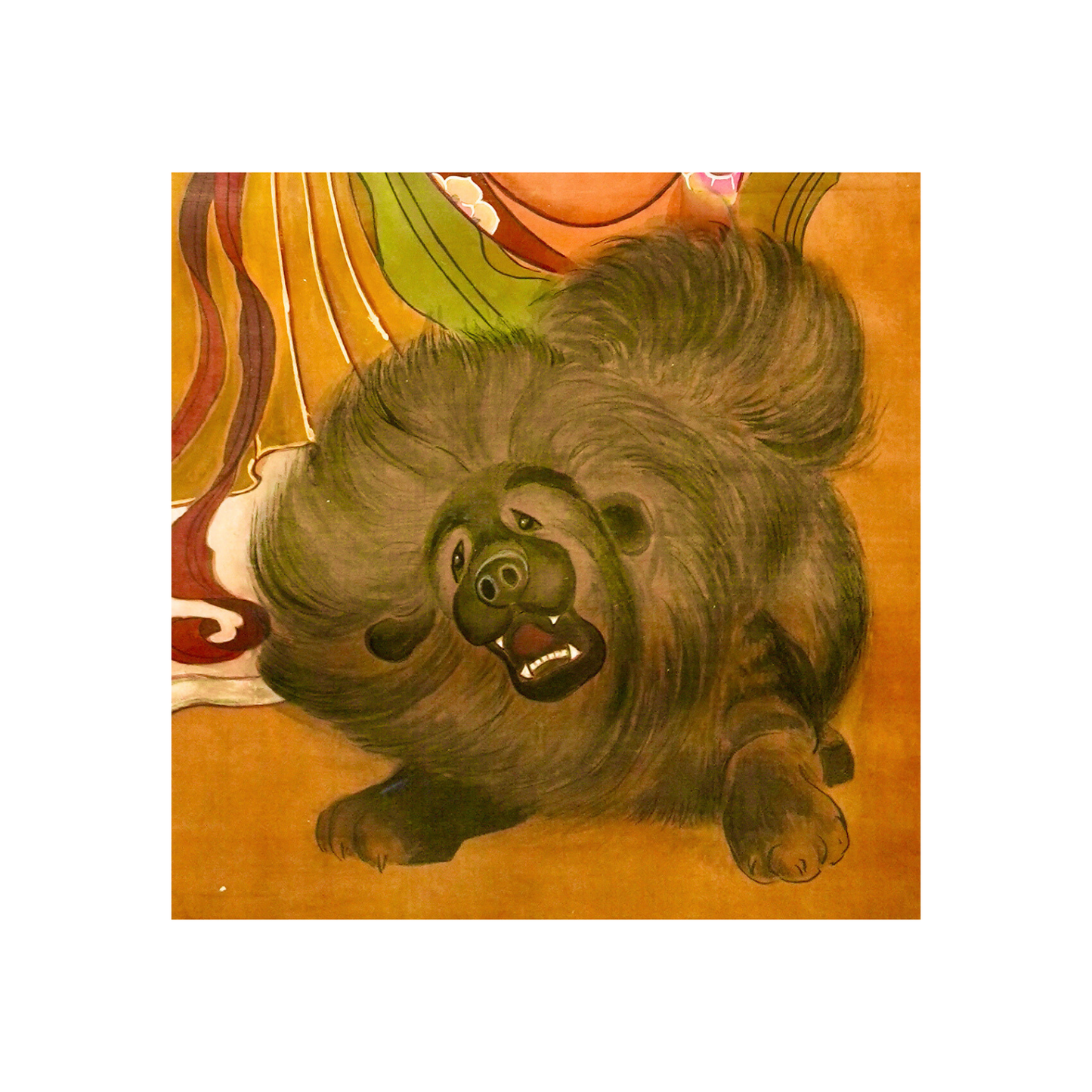 Chaochao, Dog, Puppies, Fine Art Print, Young Empress, Chinese Watercolor, Animal Print, AAPI, Asian Gift, Asian Holiday