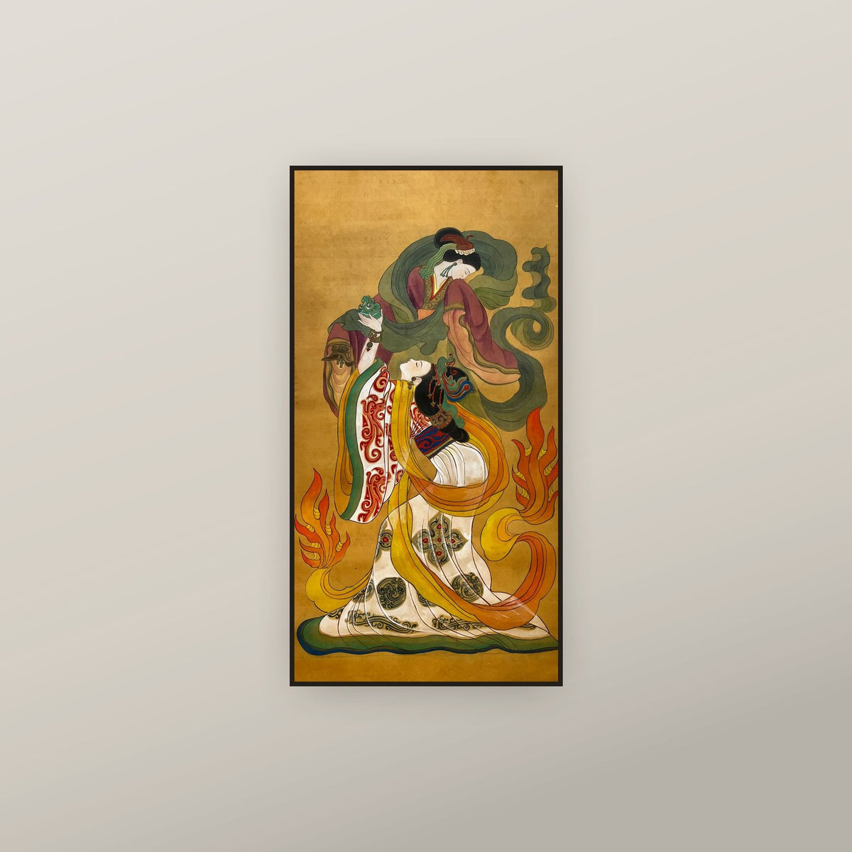 Empress 12 Song + He — shown framed on a wall
