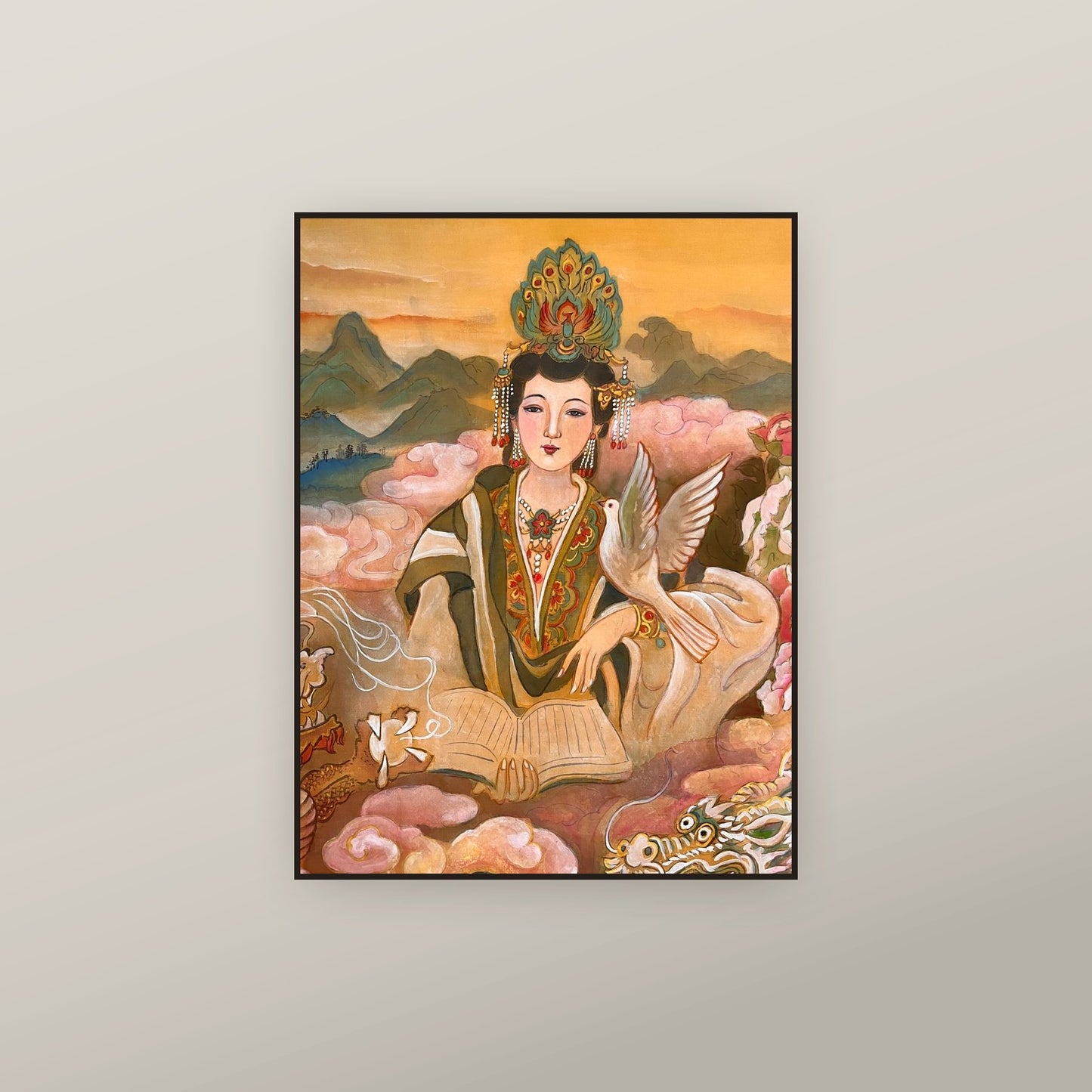Empress Gao — shown framed on a wall