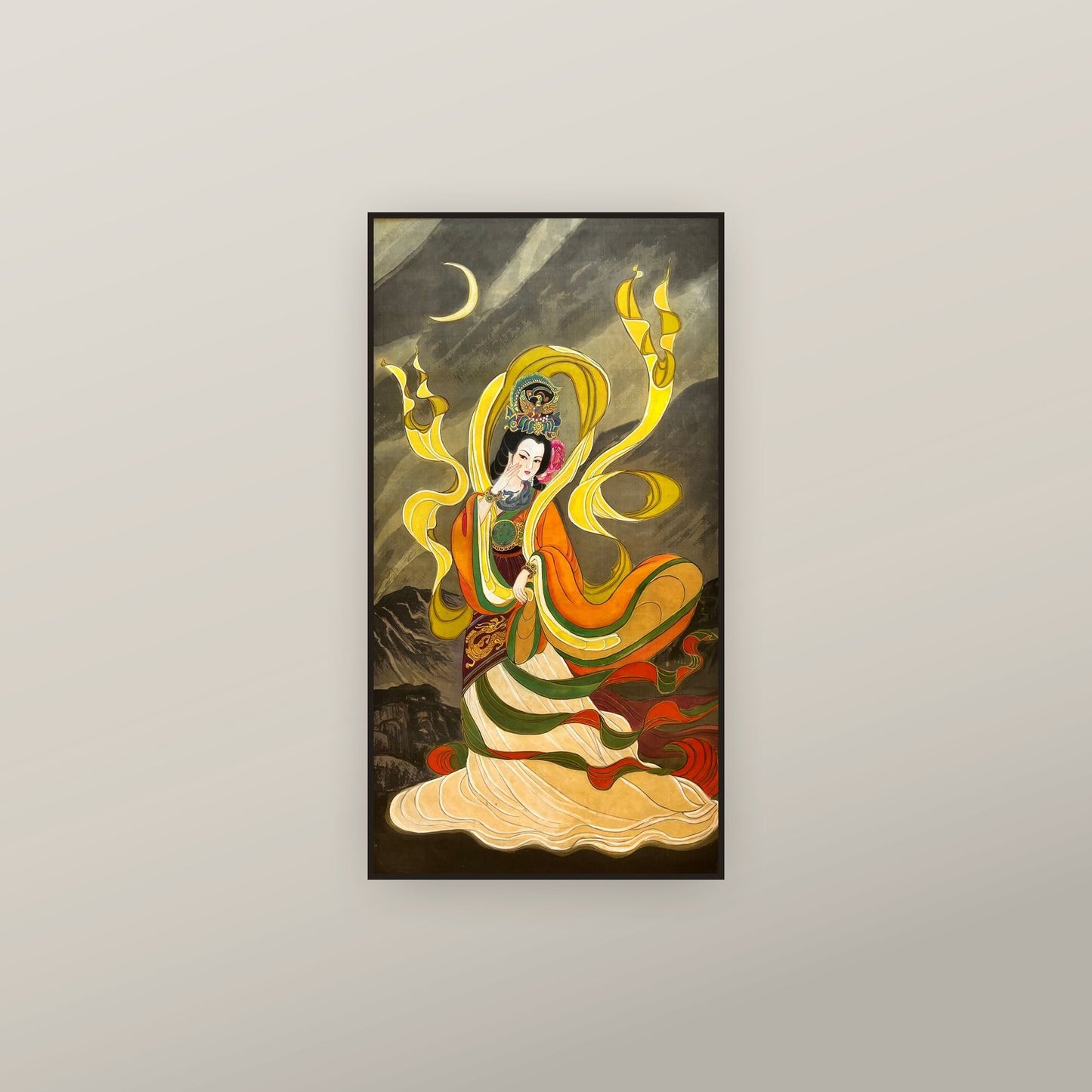 Empress Yan Ji (Empress Ansi) — shown framed on a wall
