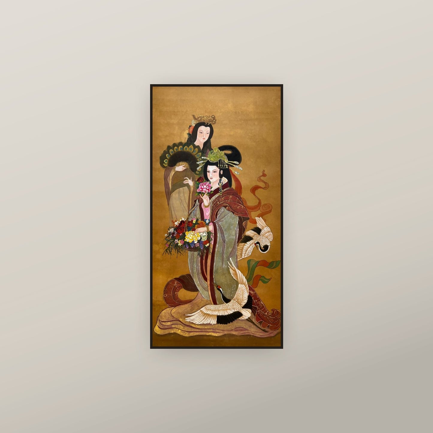 Empress Yin and Deng Sui (Empress Hexi) — shown framed on a wall