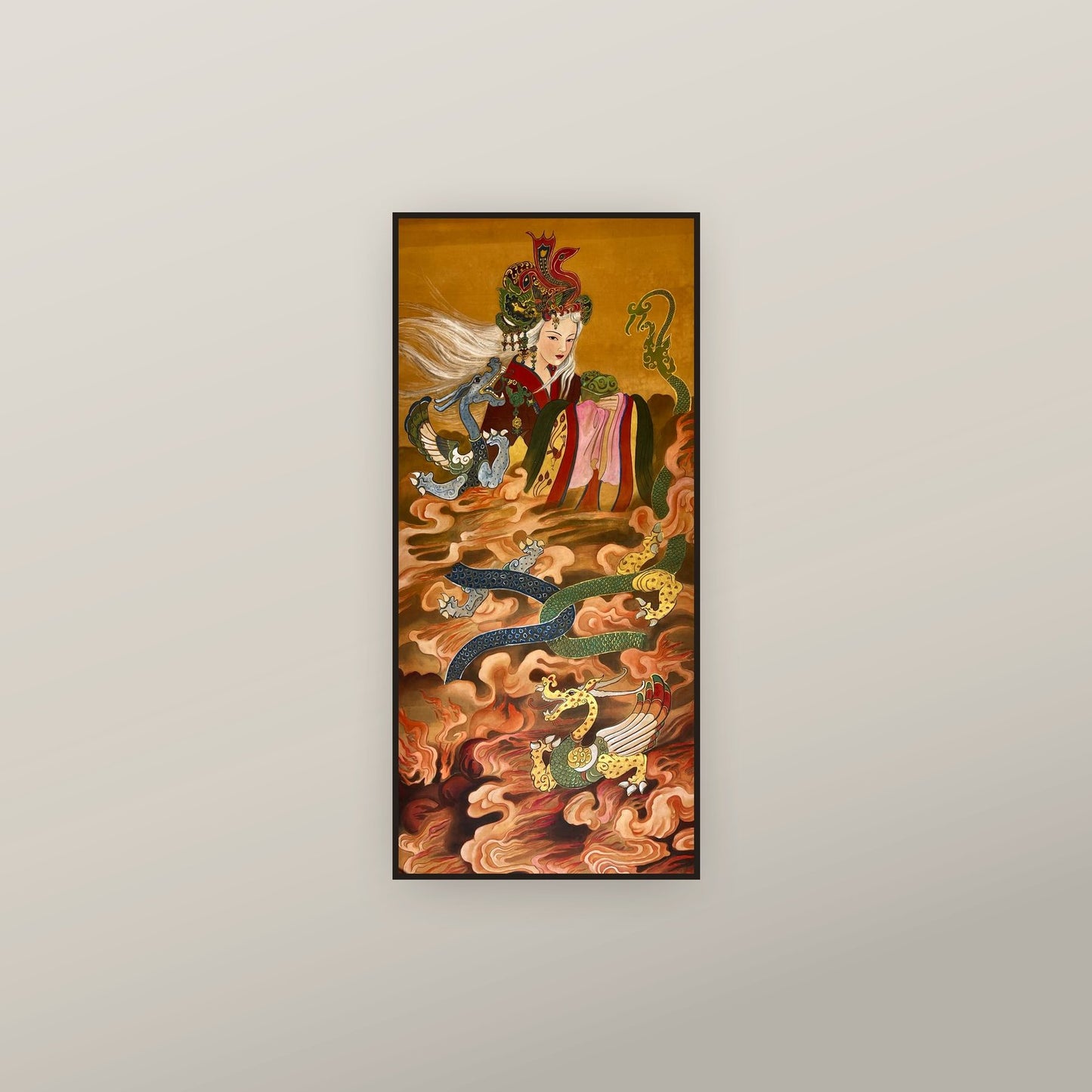Empress Wang Zhengjun — shown framed on a wall