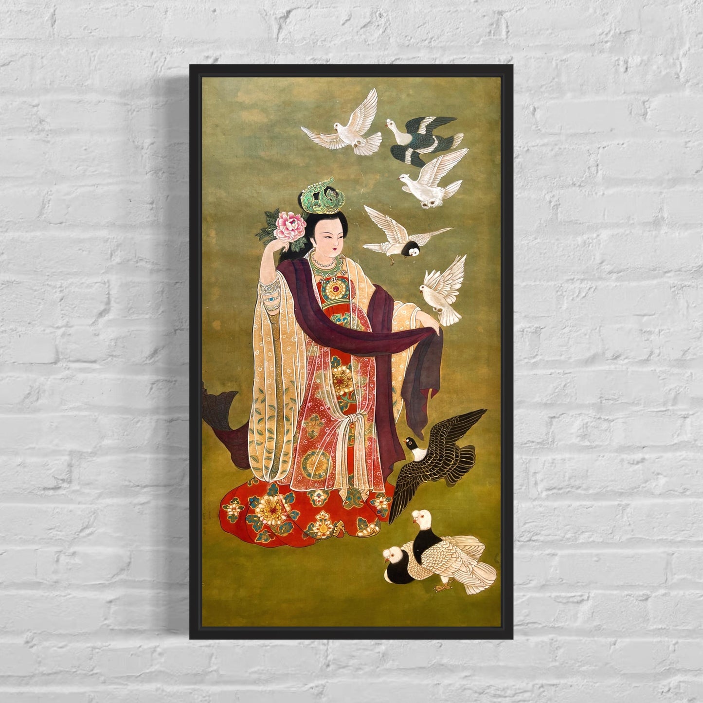 Chinese Empress Canvas Print | 20 x 40 inches | framed and unframed