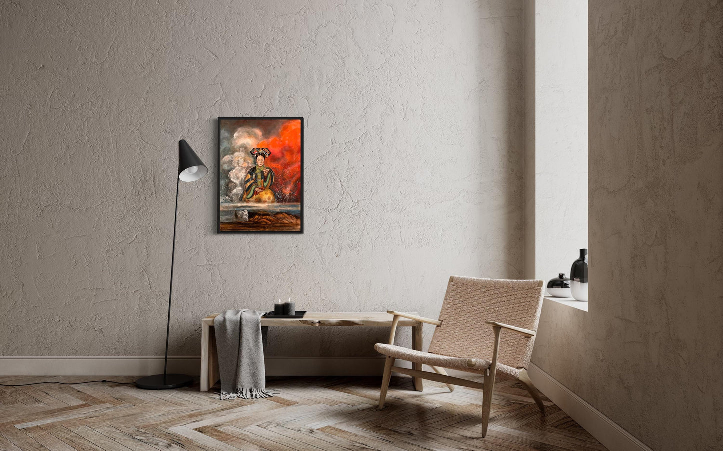 Cixi Qing Dynasty Empress Canvas Print | 24 x 36 inches | framed and unframed