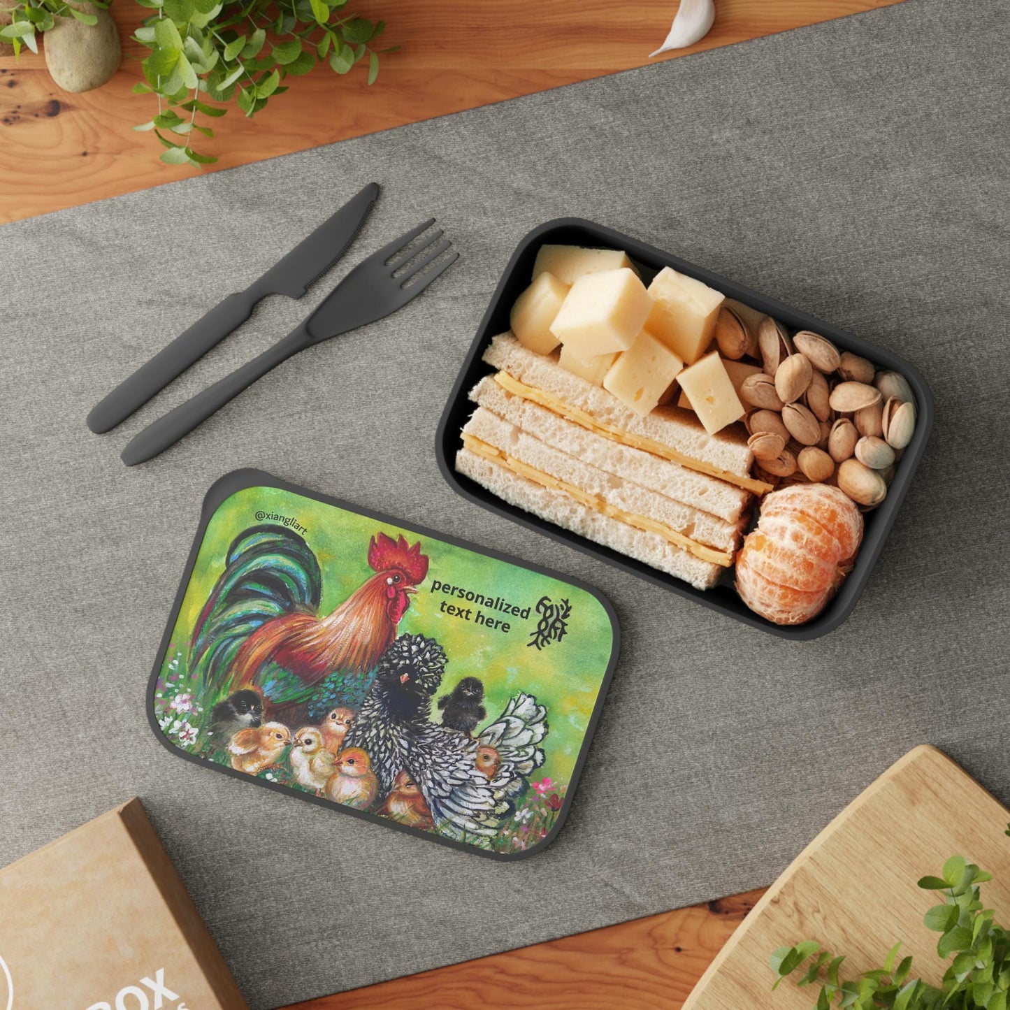 Rooster Zodiac Bento Box | Chinese Horoscope Lunear New Year Lunch Box