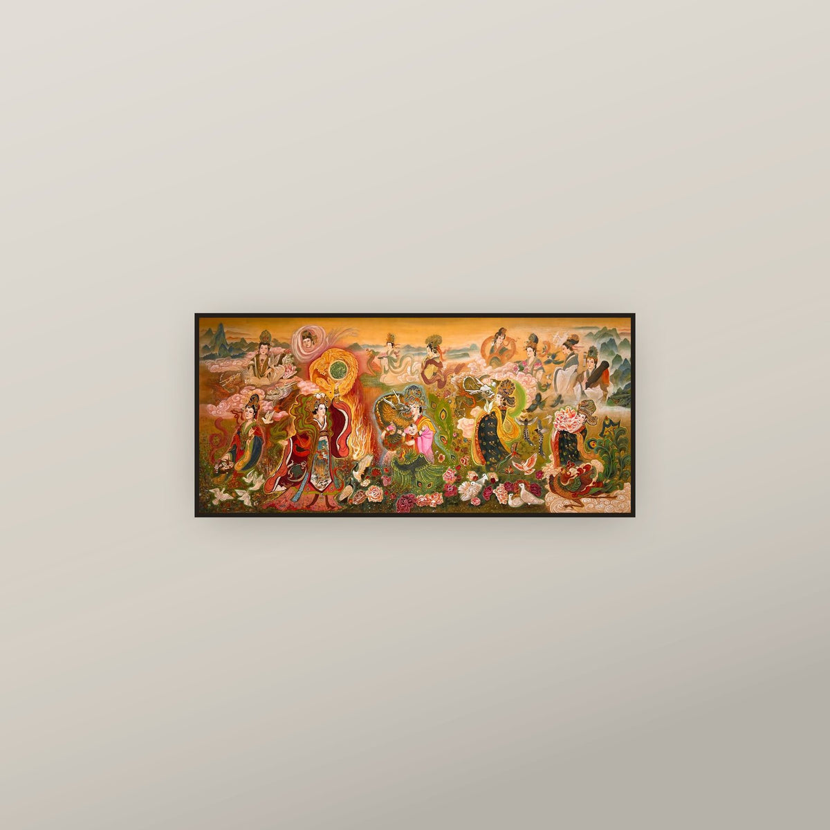 Northern Song Early Period — shown framed on a wall