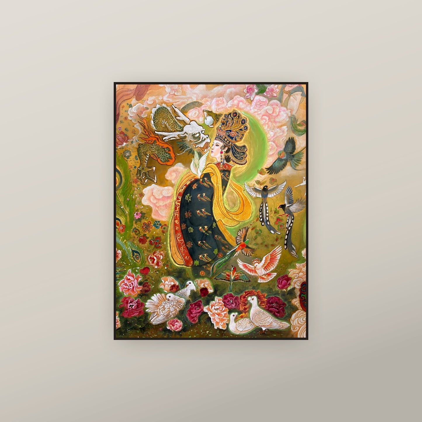 Empress Li — shown framed on a wall