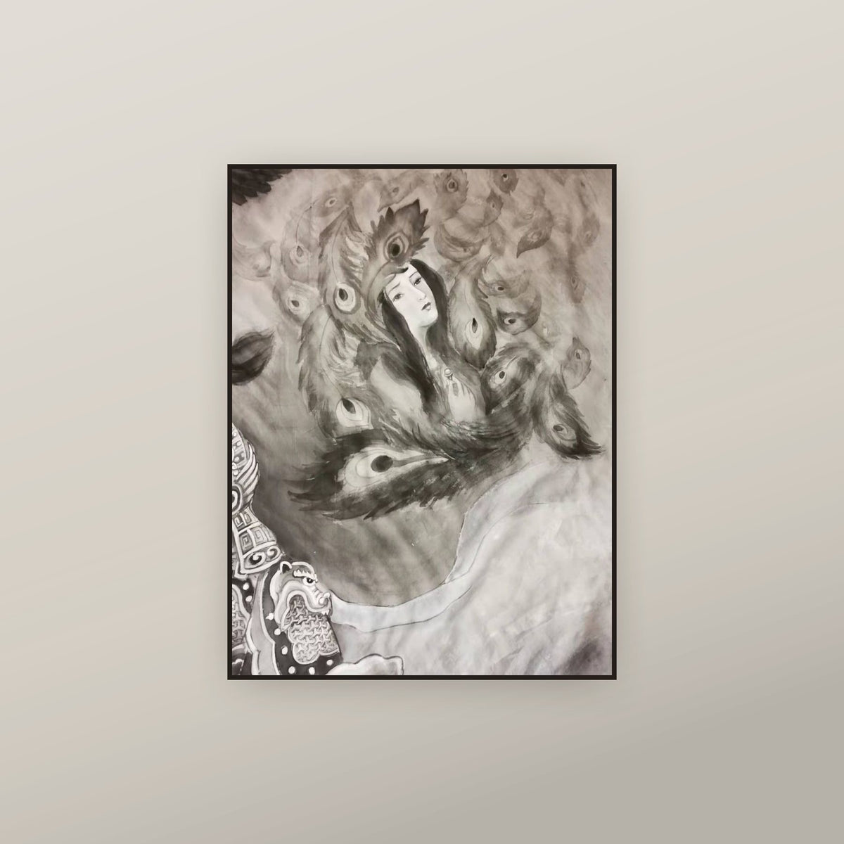 Empress Xing — shown framed on a wall