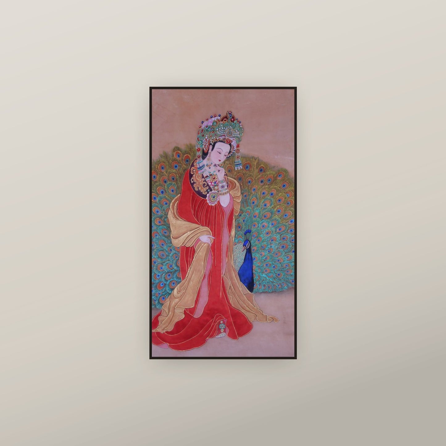 Empress Dou — shown framed on a wall