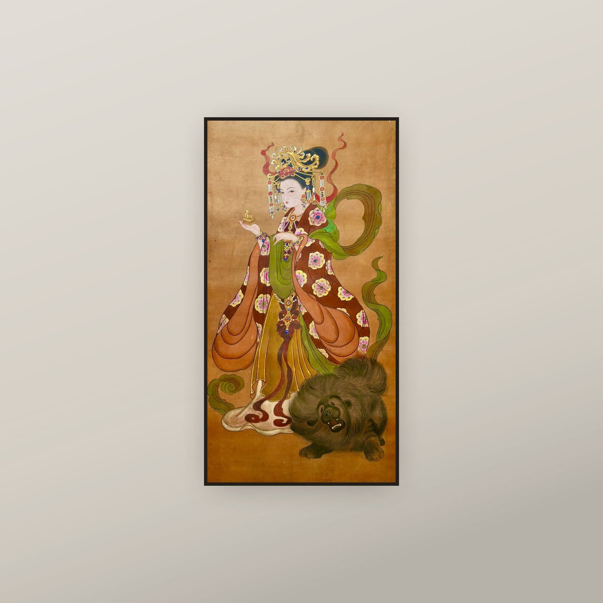 Empress Zhang — shown framed on a wall