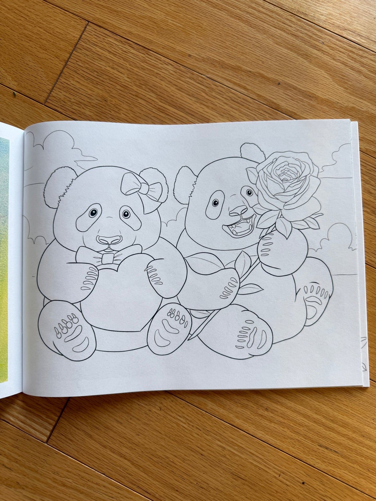 Xiang Li's Panda Coloring Book "Pandas At Play" Full Color 48-Page for Children and Adults