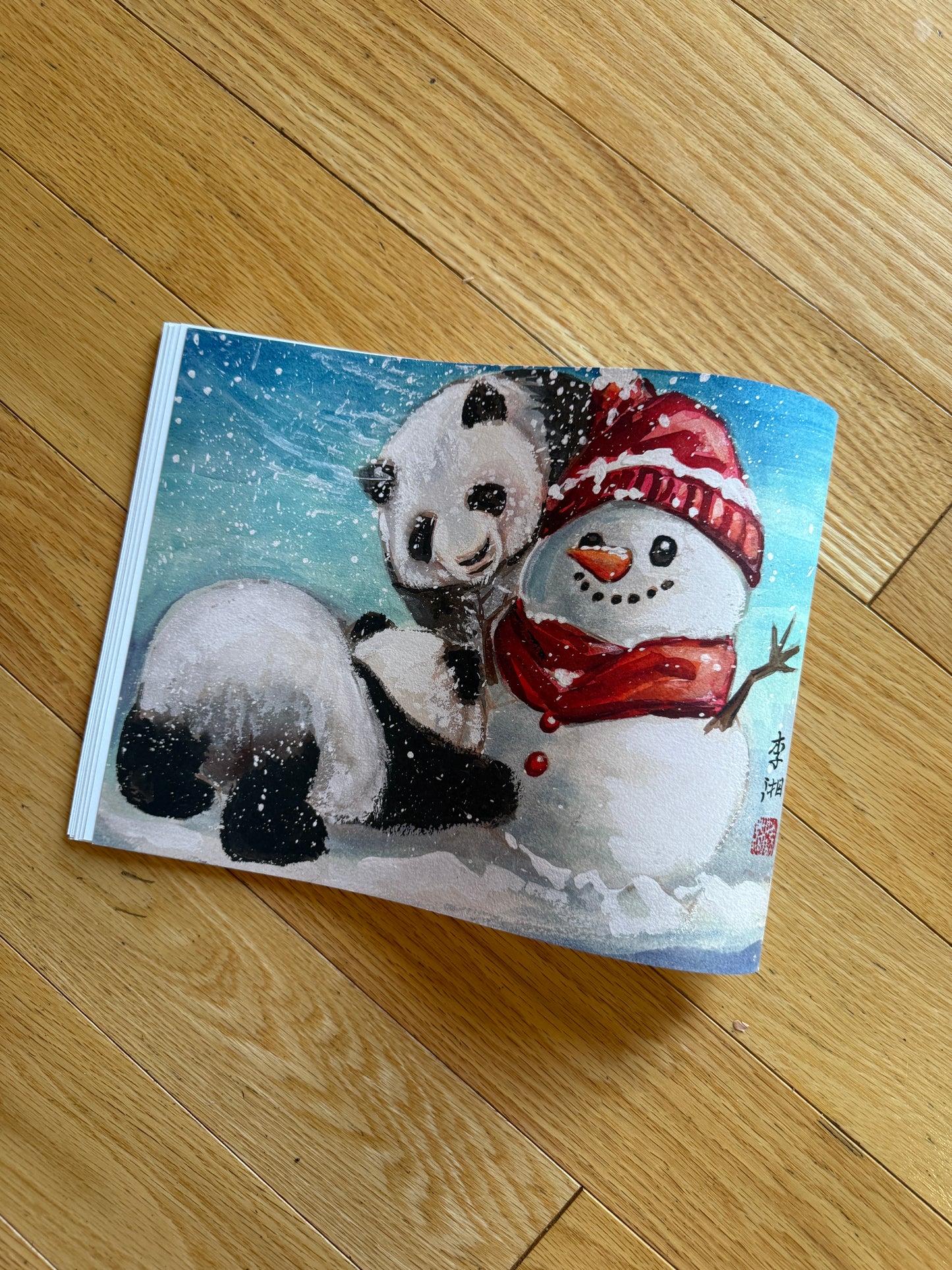 Xiang Li's Panda Coloring Book "Pandas At Play" Full Color 48-Page for Children and Adults