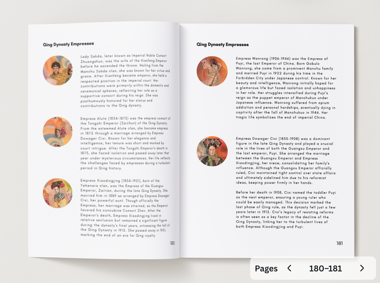 The Chinese Empresses Hardcover Book by Xiang Li and Fei Wu