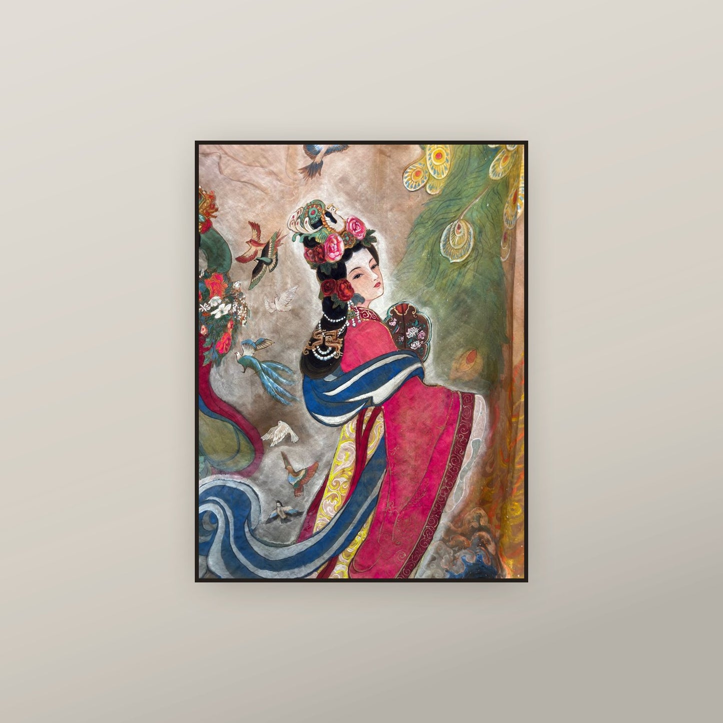 Empress Yu Menggu — shown framed on a wall