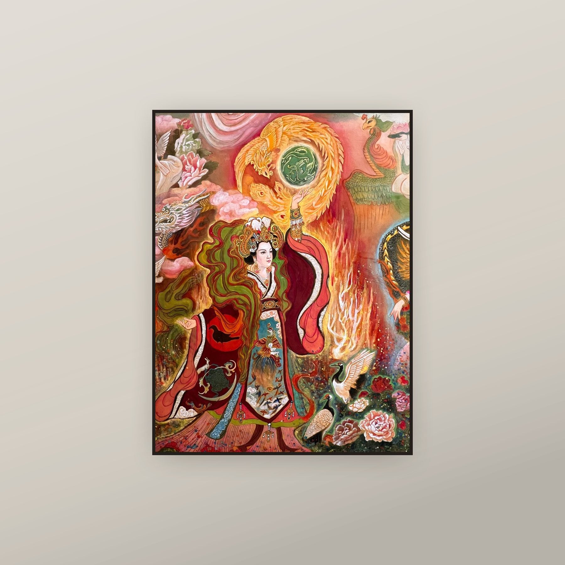 Empress Cao — shown framed on a wall