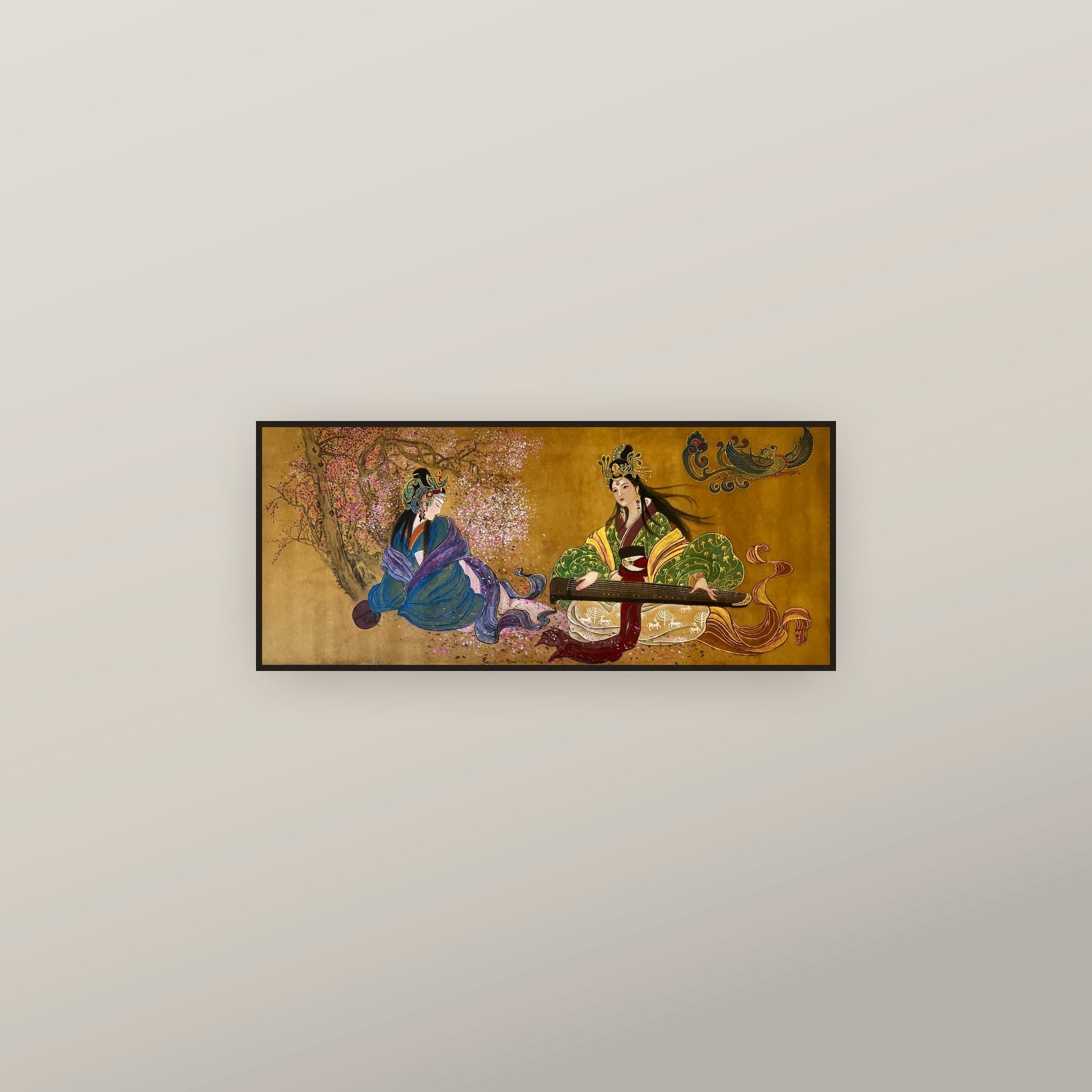Empress Chen Jiao and Empress Wei Zifu — shown framed on a wall
