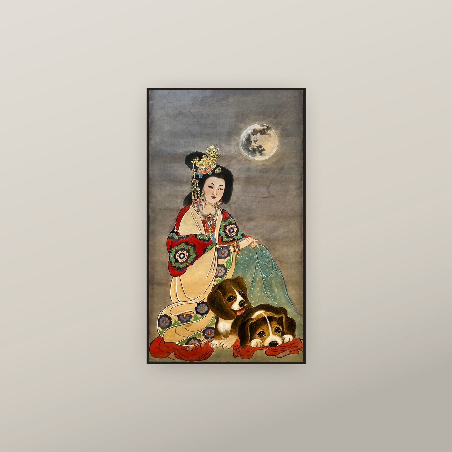 Empress He — shown framed on a wall