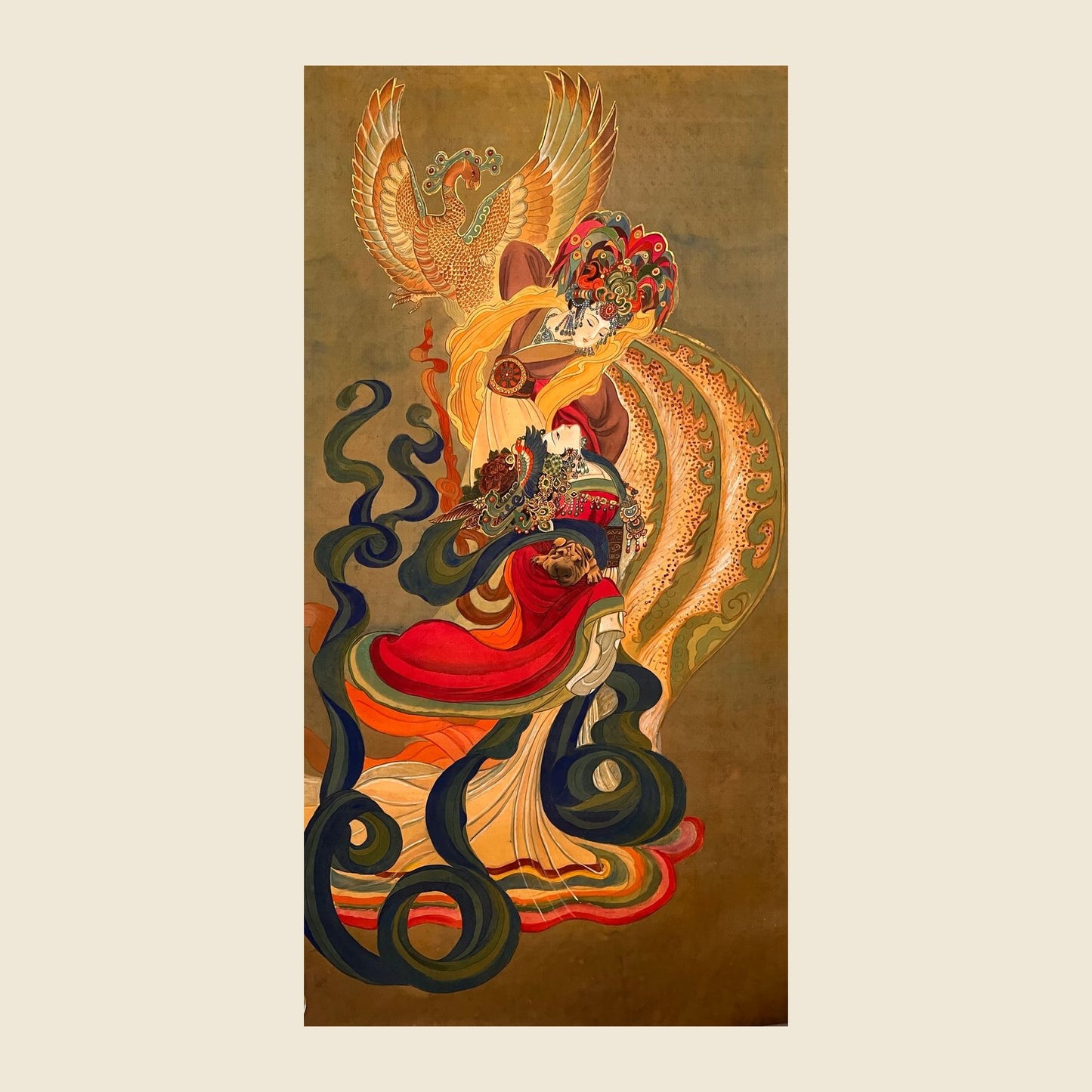 Empress Li (Later Han) — silk portrait by Xiang Li