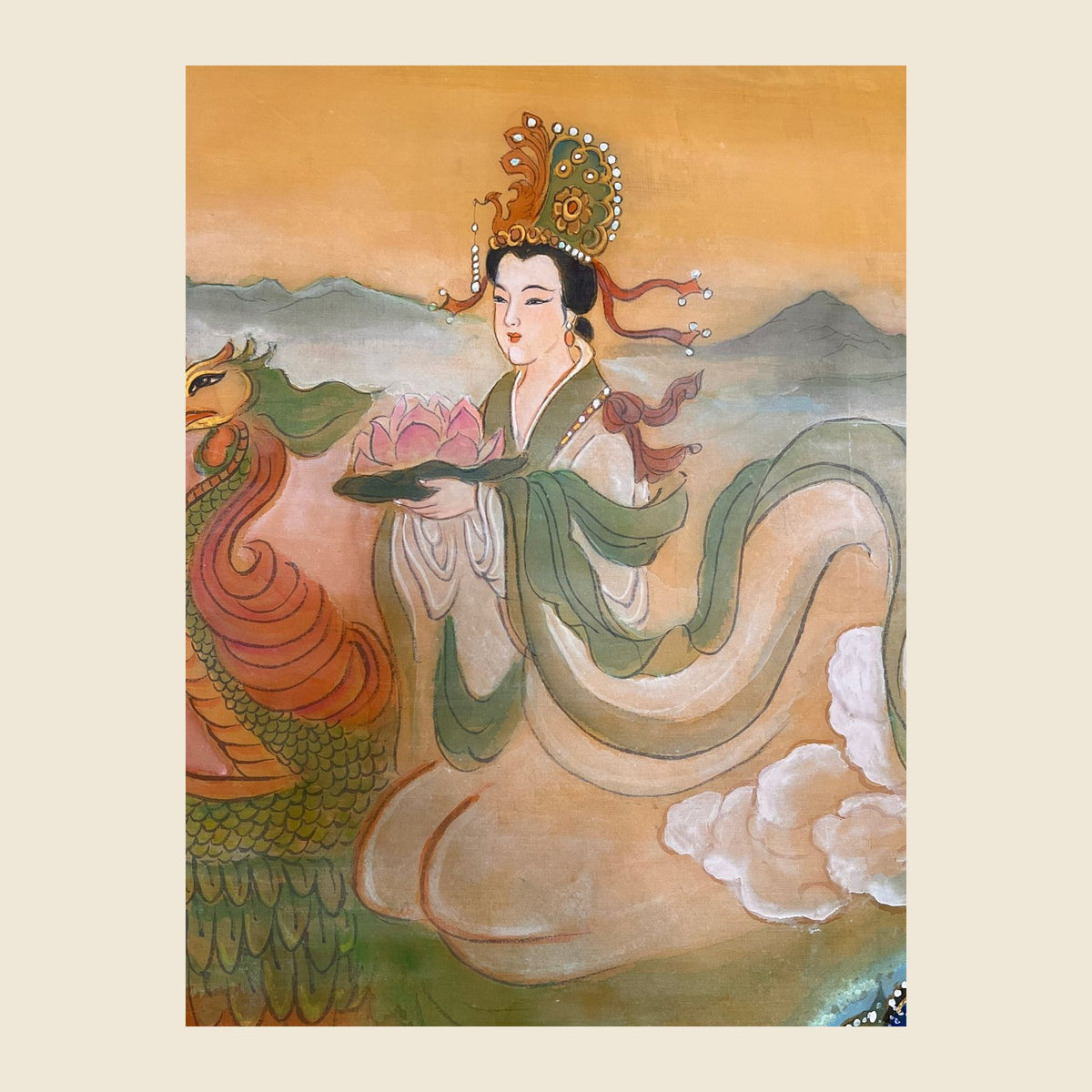 Empress Liu, Empress Guo, Princess Pan, Consort Li — silk portrait by Xiang Li