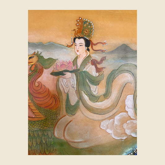 Empress Liu, Empress Guo, Princess Pan, Consort Li — silk portrait by Xiang Li