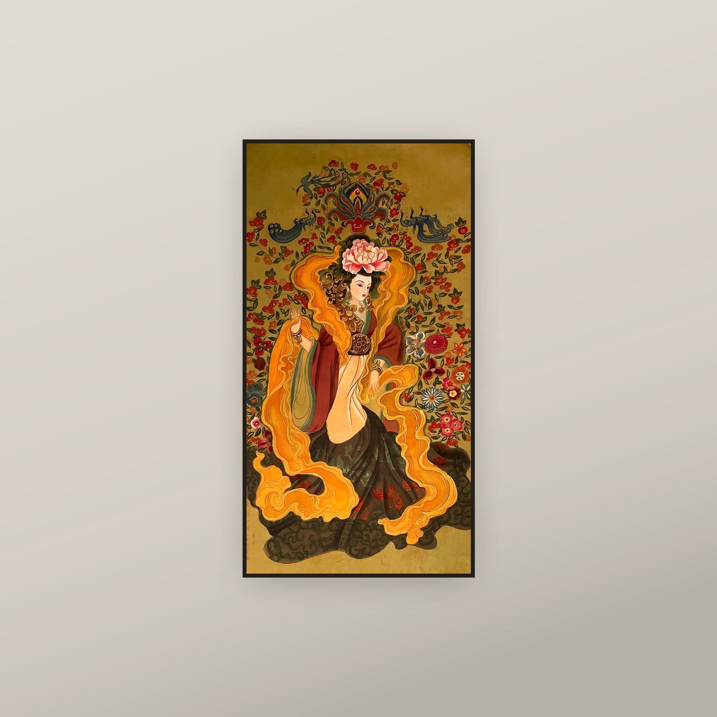 Empress Liu (Later Tang) — shown framed on a wall