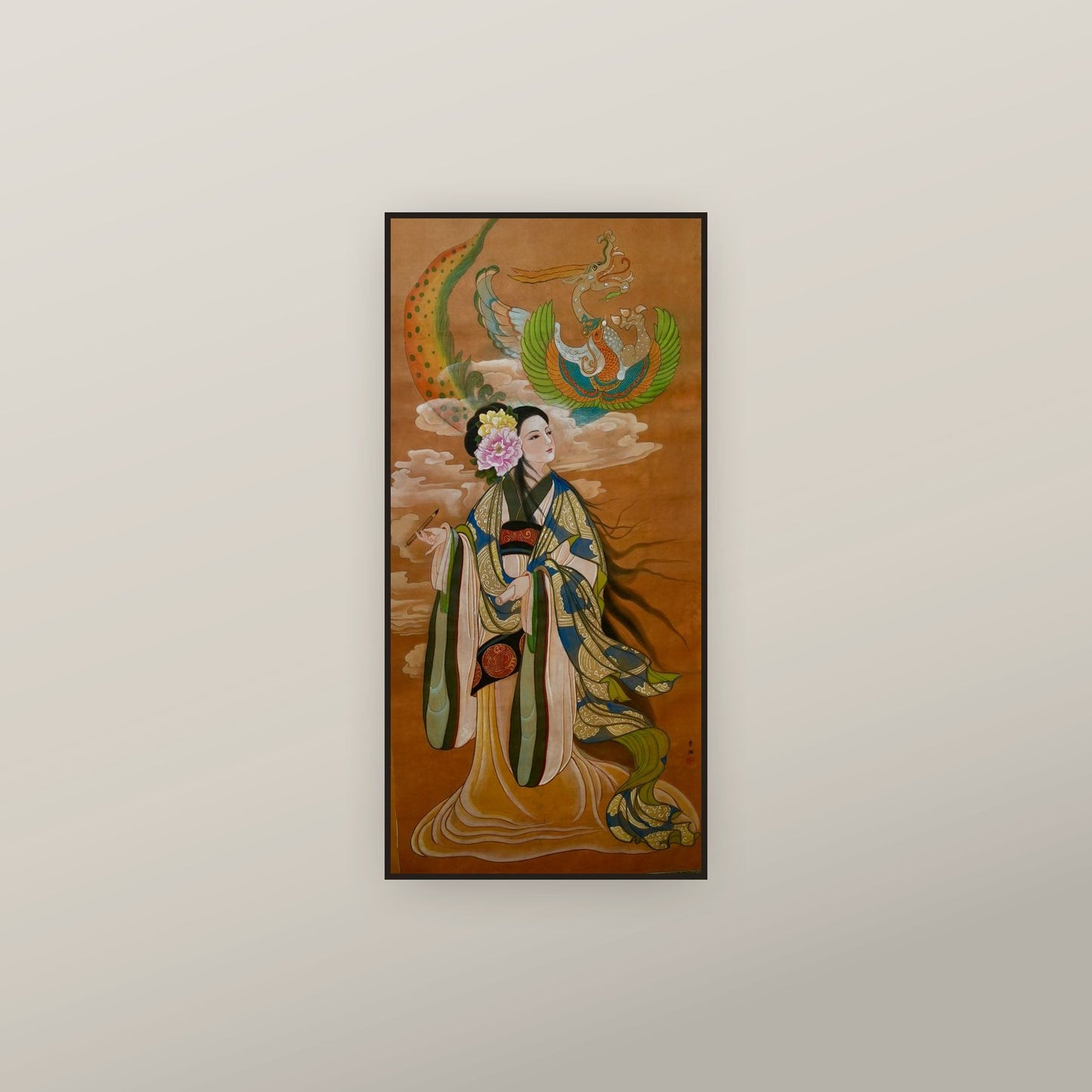 Empress Ma (Empress Mingde) — shown framed on a wall
