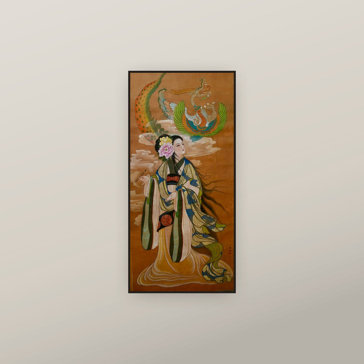 Empress Ma (Empress Mingde) — shown framed on a wall