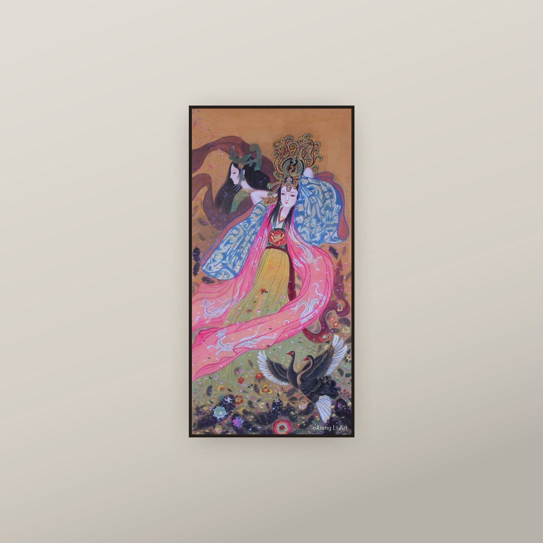 Empress Mao and Empress Guo (Cao Wei) — shown framed on a wall