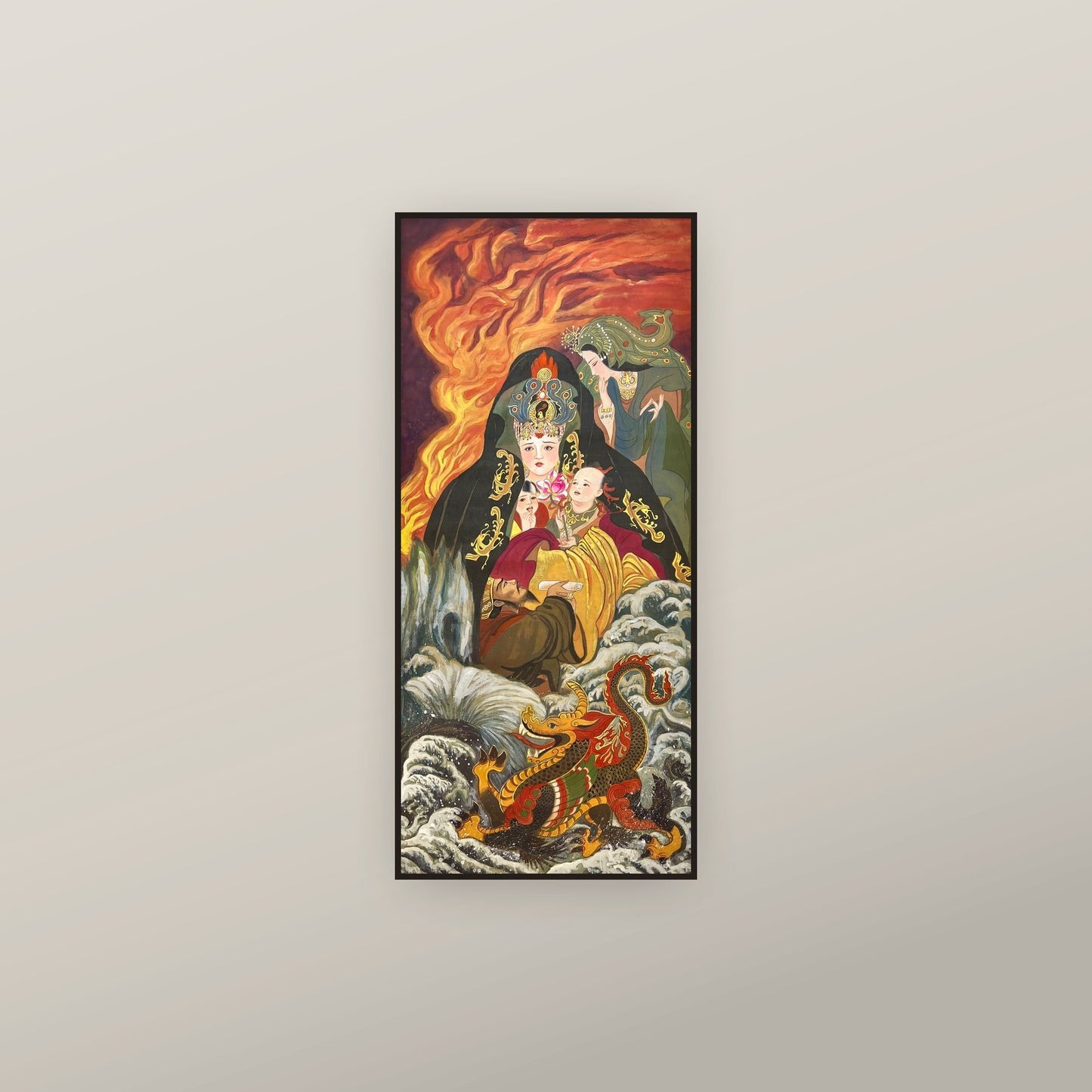 Empress Wang (Xin) — shown framed on a wall