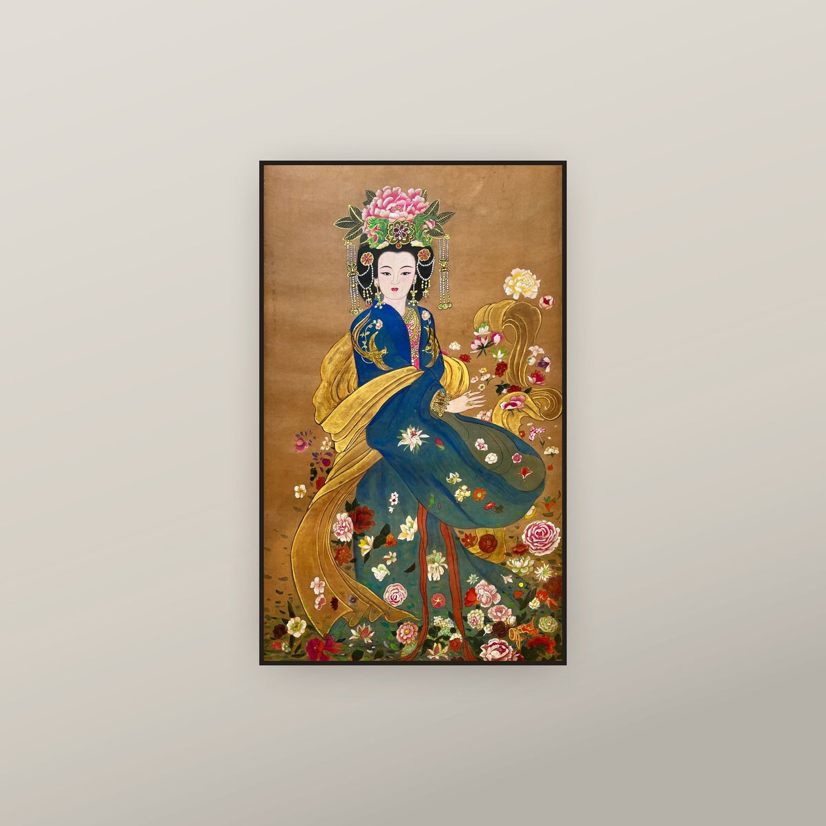 Empress Wei — shown framed on a wall