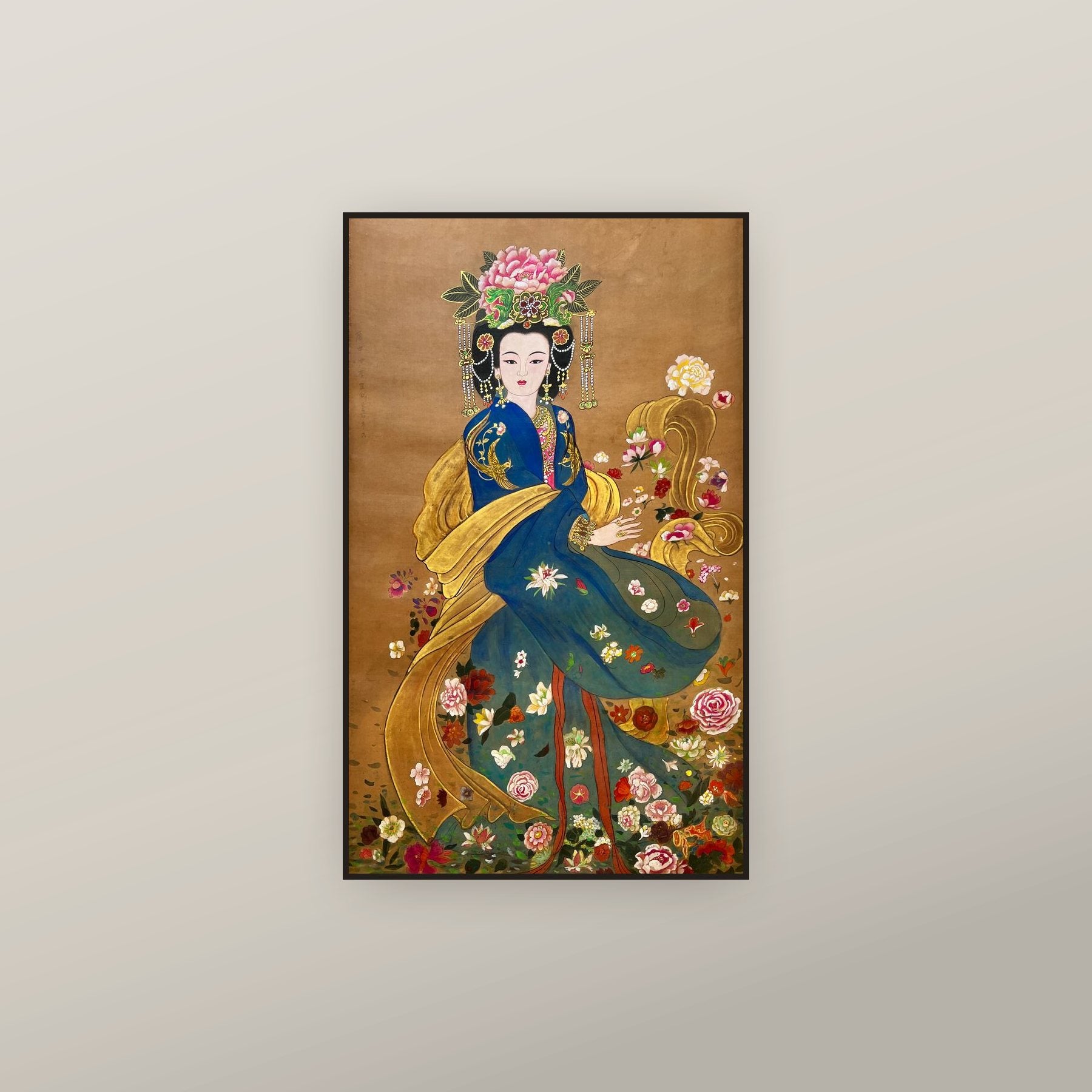 Empress Wei — shown framed on a wall