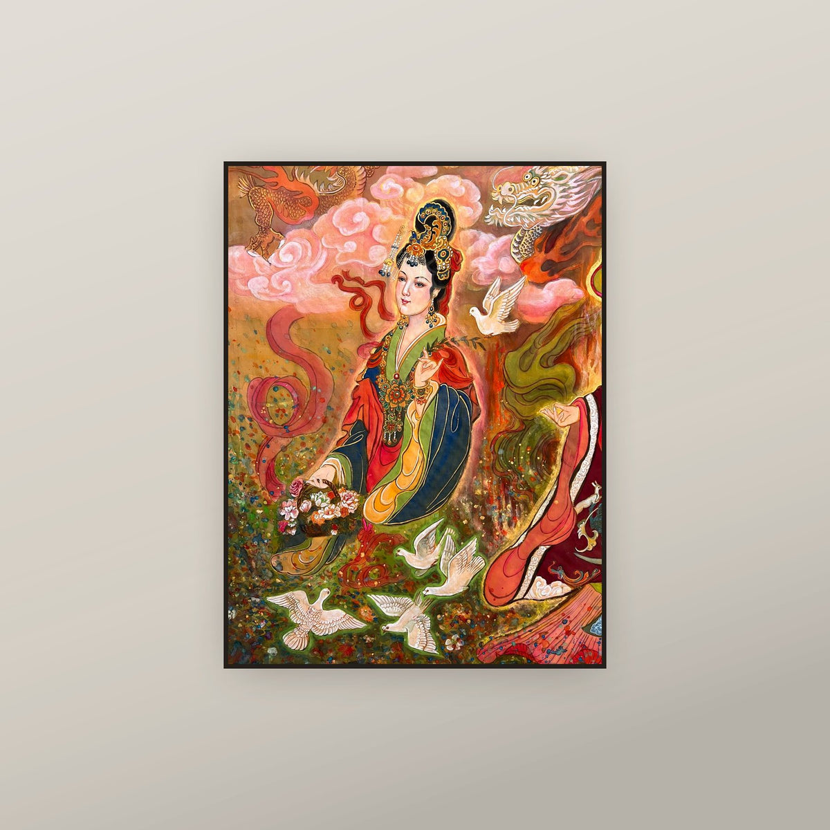 Empress Xiang — shown framed on a wall
