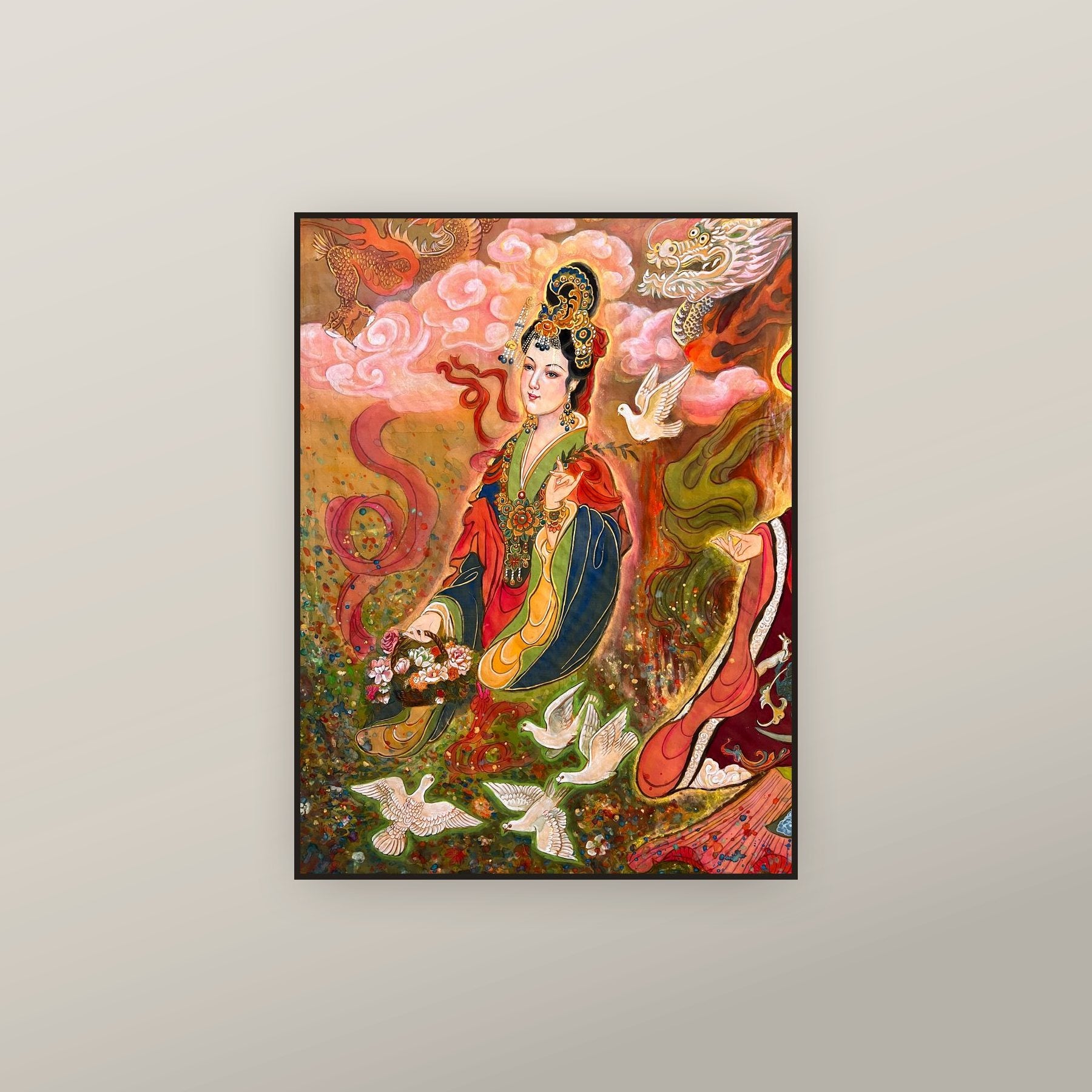 Empress Xiang — shown framed on a wall