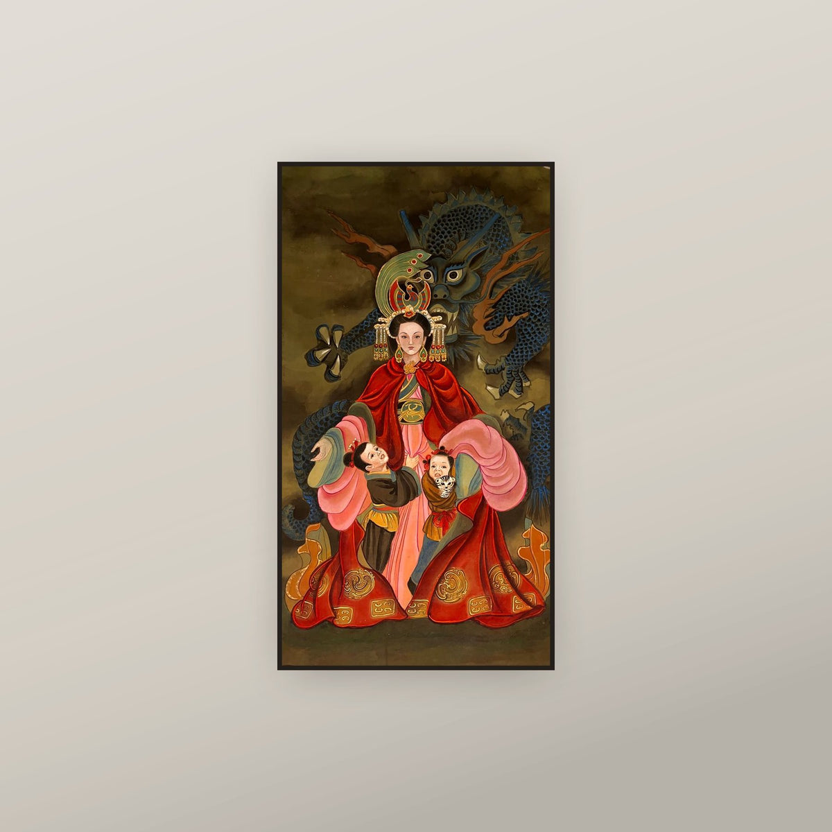 Empress Xiao — shown framed on a wall