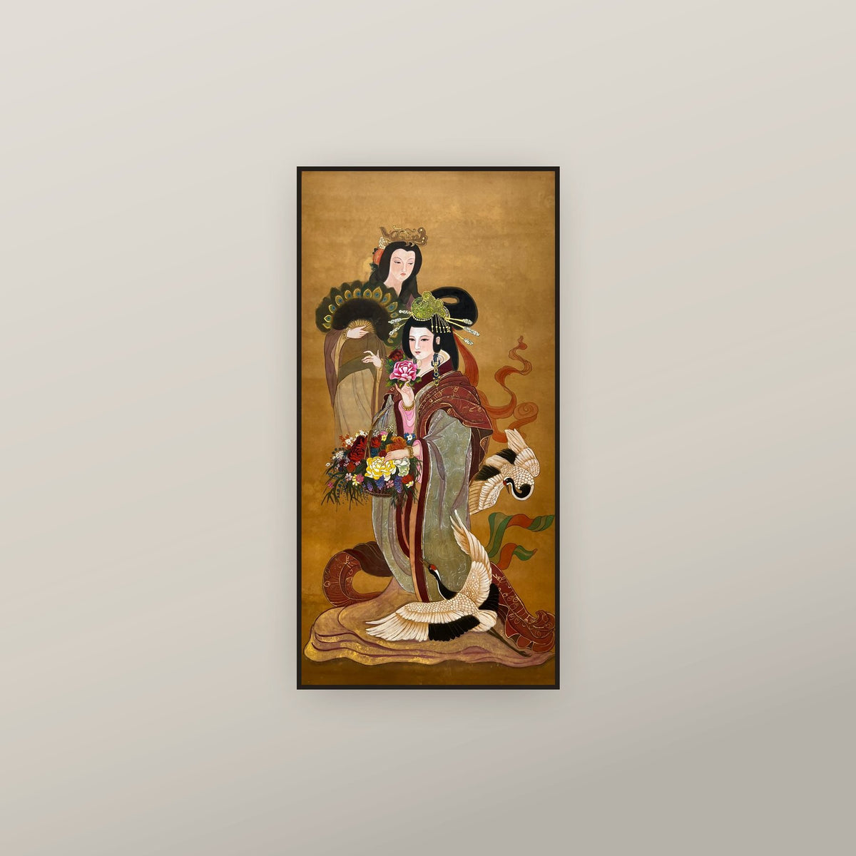 Empress Yin and Deng Sui (Empress Hexi) — shown framed on a wall