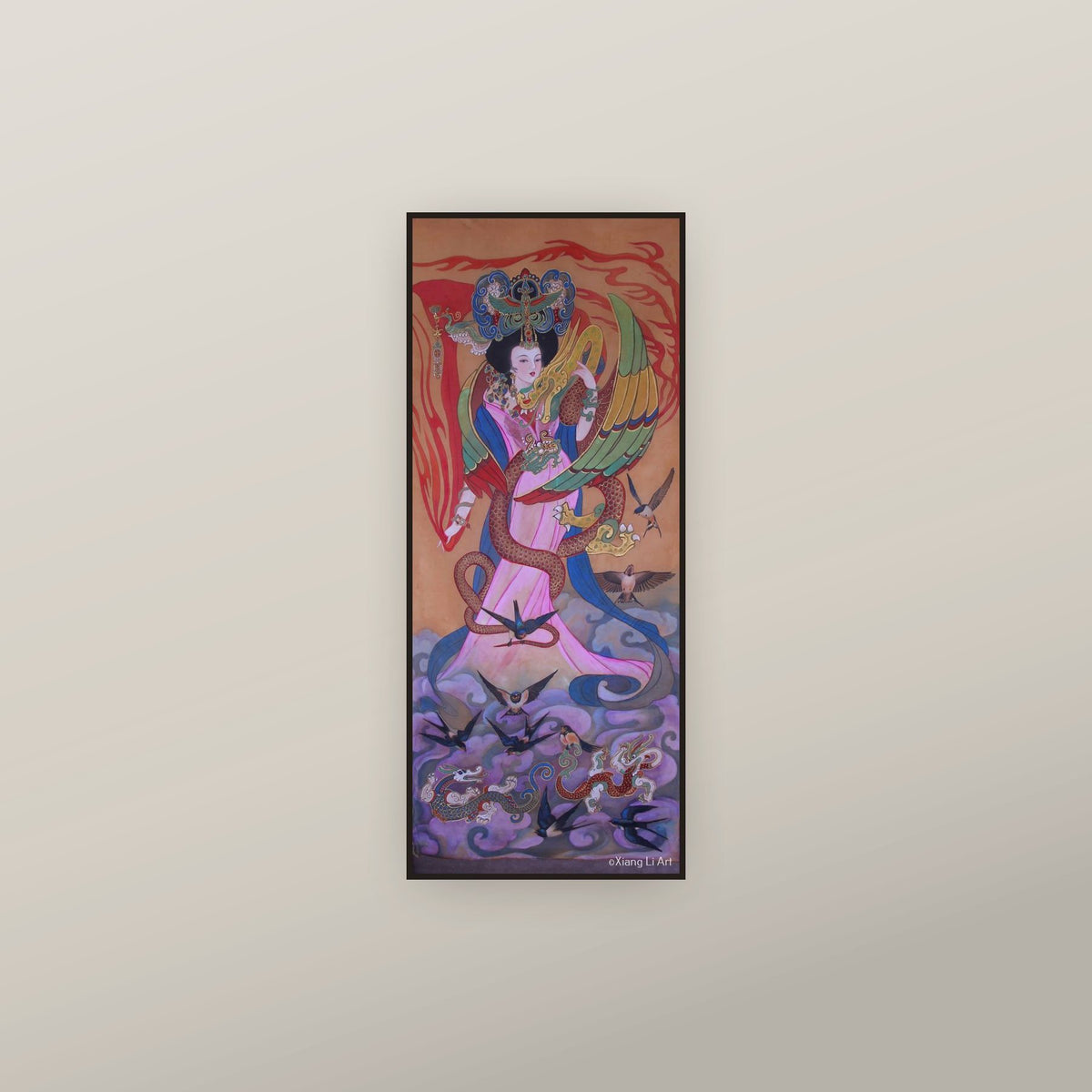 Empress Zhao Feiyan — shown framed on a wall