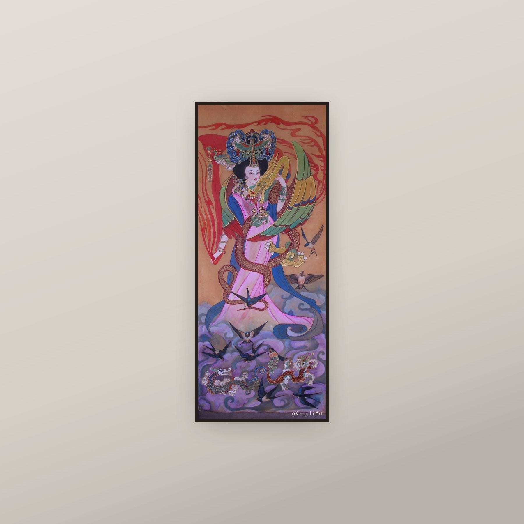 Empress Zhao Feiyan — shown framed on a wall