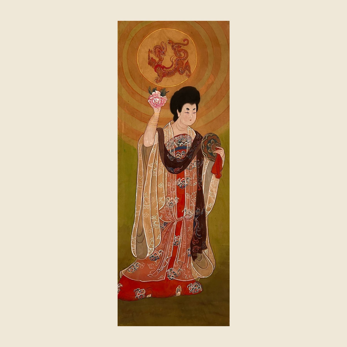 Empress Fu the Elder — silk portrait by Xiang Li