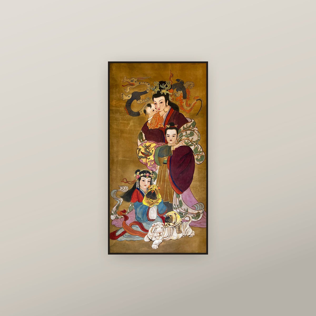 Empress Dou — shown framed on a wall