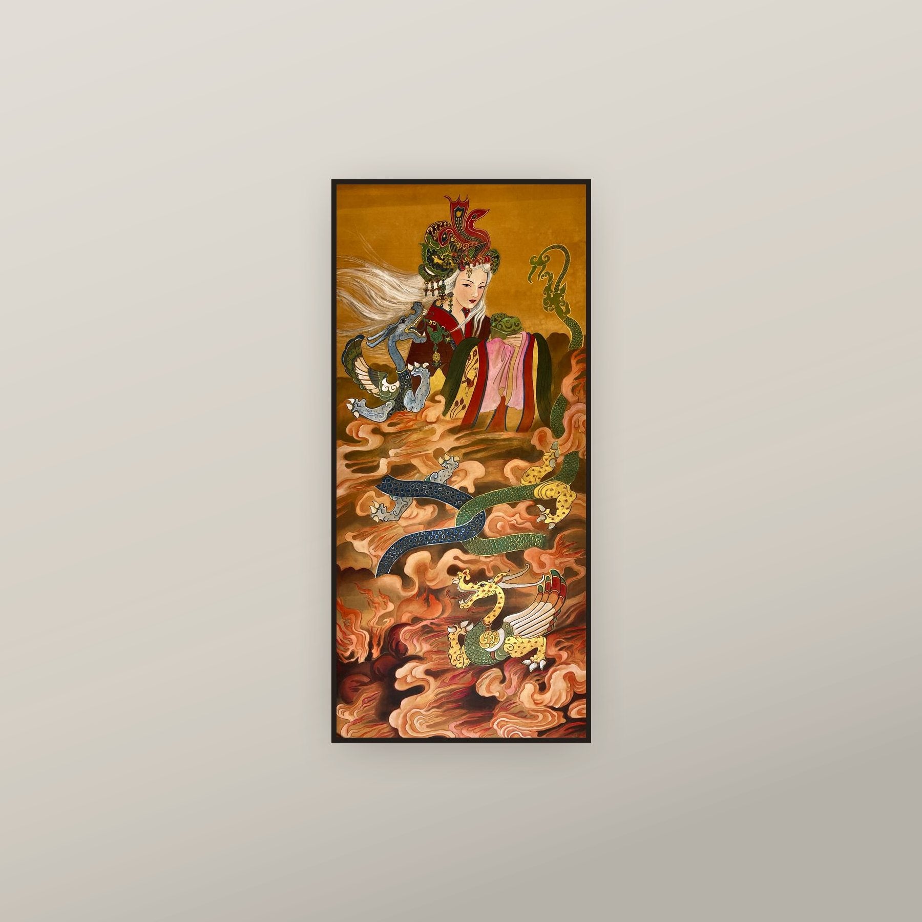 Empress Wang Zhengjun — shown framed on a wall