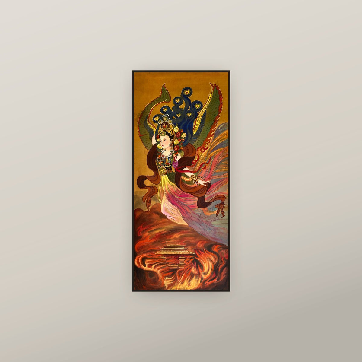 Empress Wang — shown framed on a wall