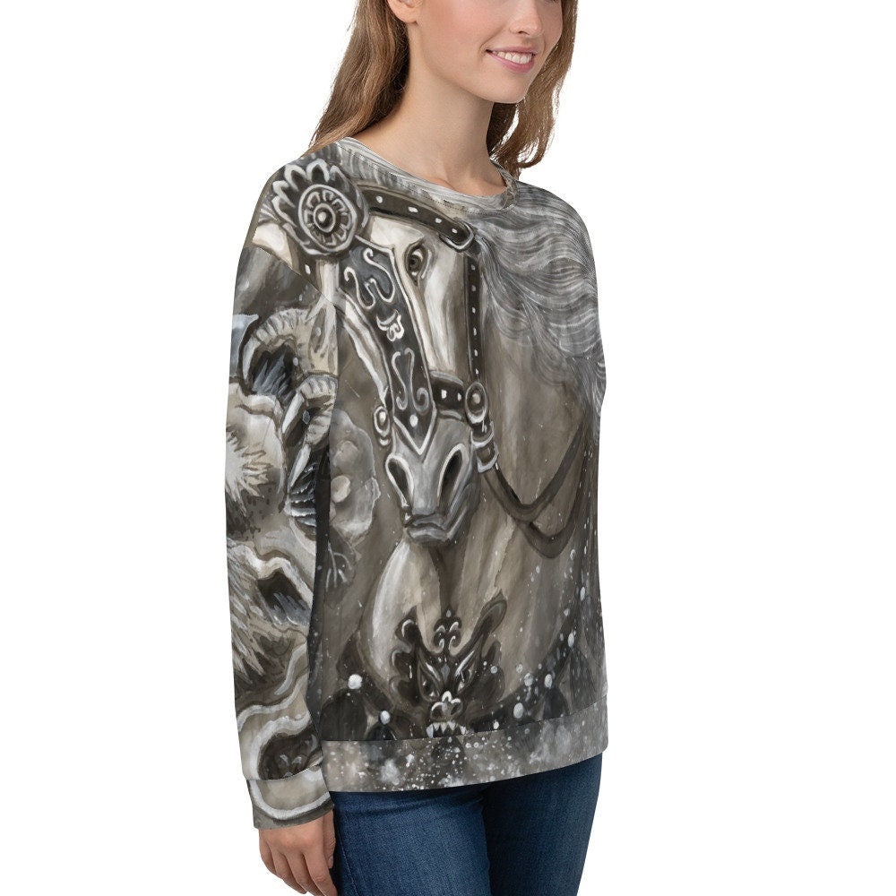 Empress Warrior Horse Unisex Sweatshirt