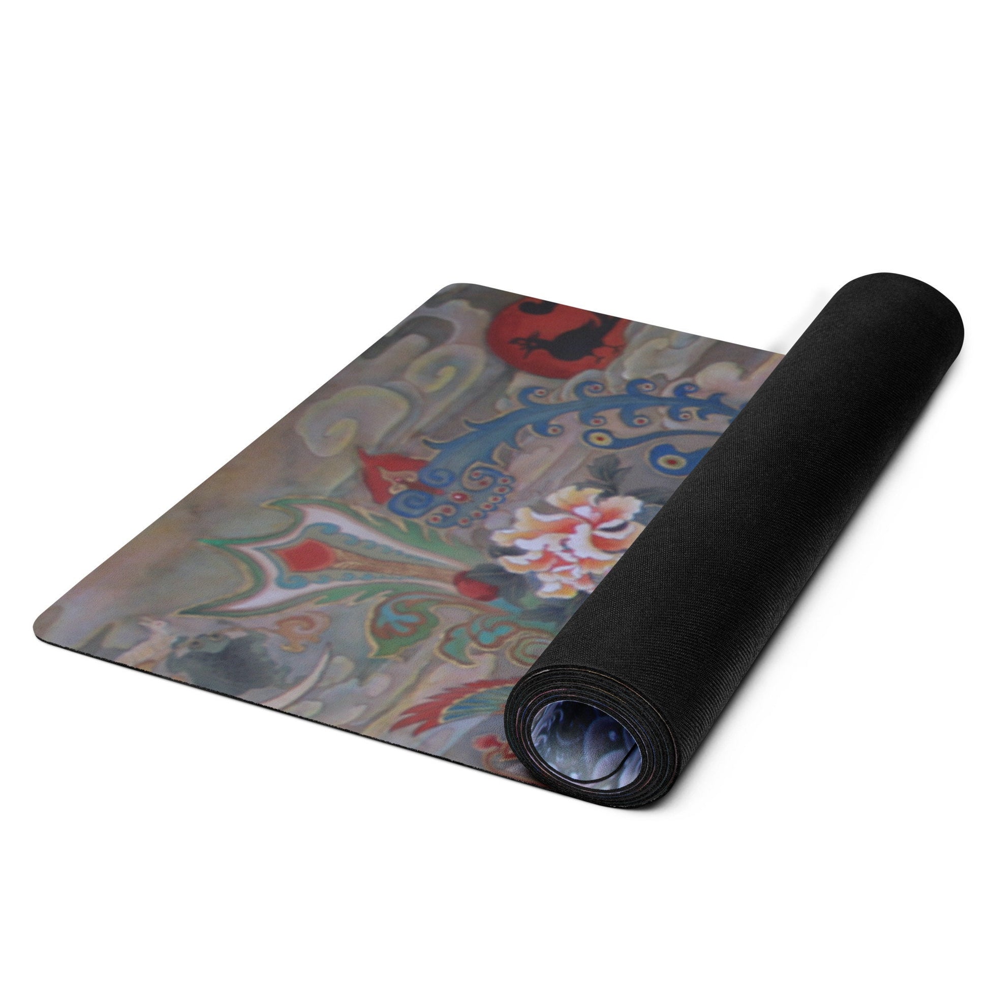 Yoga mat | Chinese Empress Design | Chinese Watercolor | Empress Collection by Xiang Li