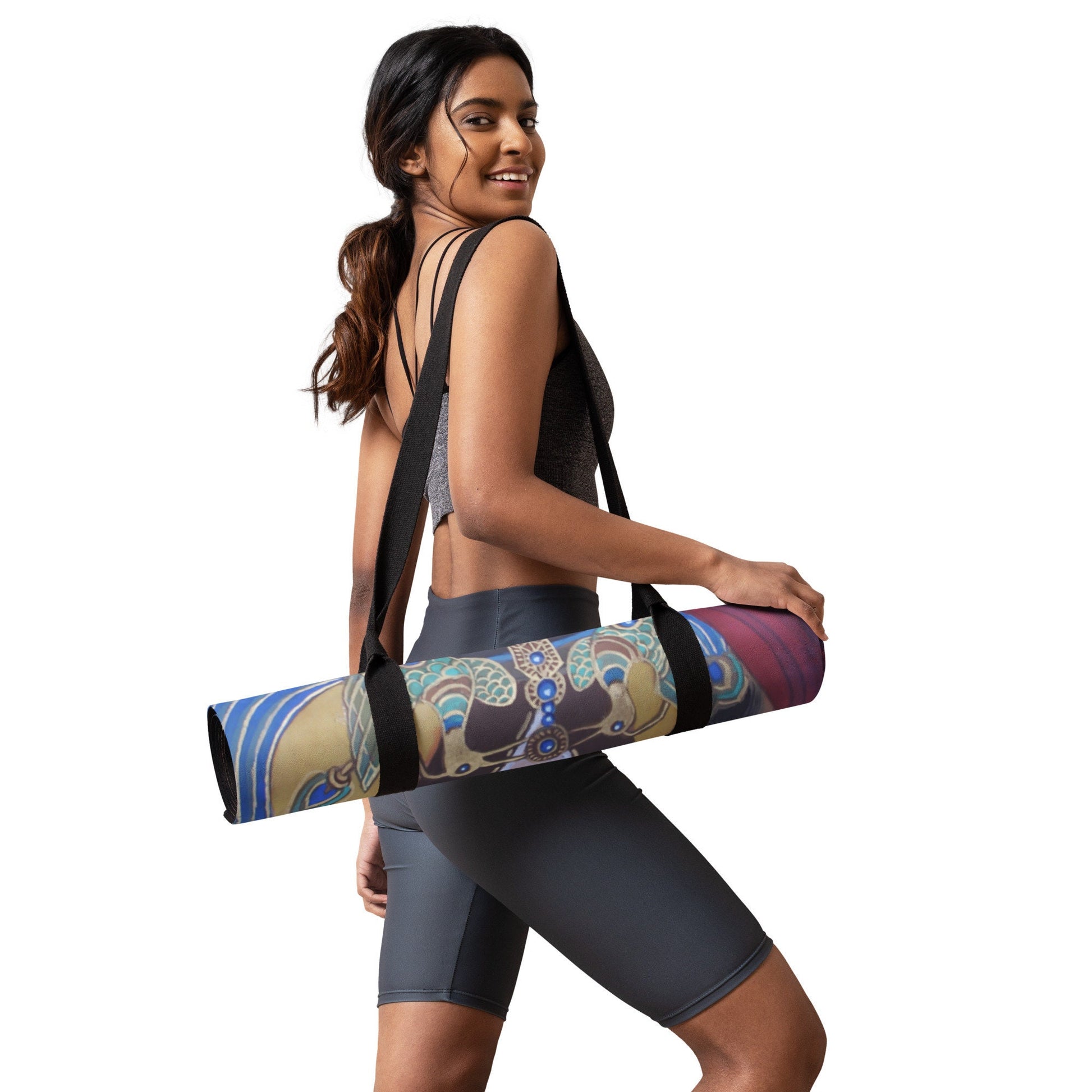 Yoga mat with Chinese Empress Design | Empress Collection by Xiang Li