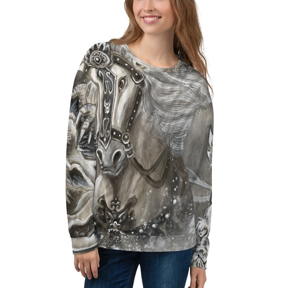 Empress Warrior Horse Unisex Sweatshirt