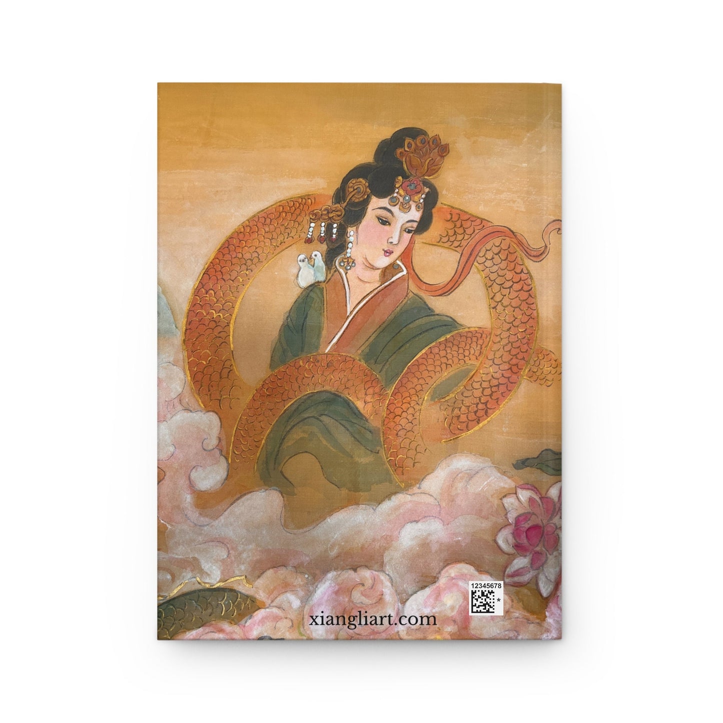 Hardcover Journal Matte | Empresses on front and back | Chinese watercolor on silk | Empress Collection by Xiang Li Art