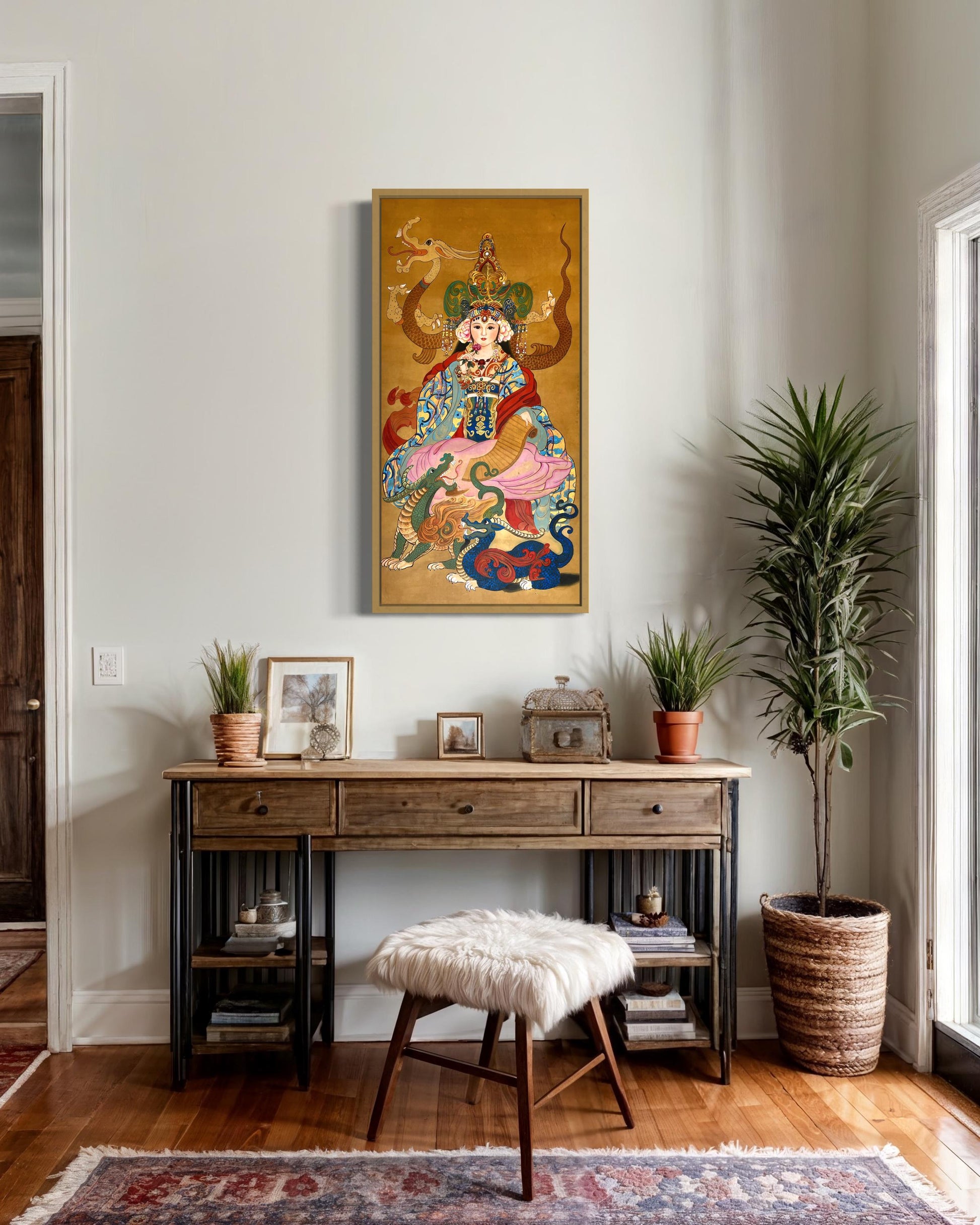 Chinese Empress (Shang Guan) Canvas Print | 20 x 40 inches | framed and unframed