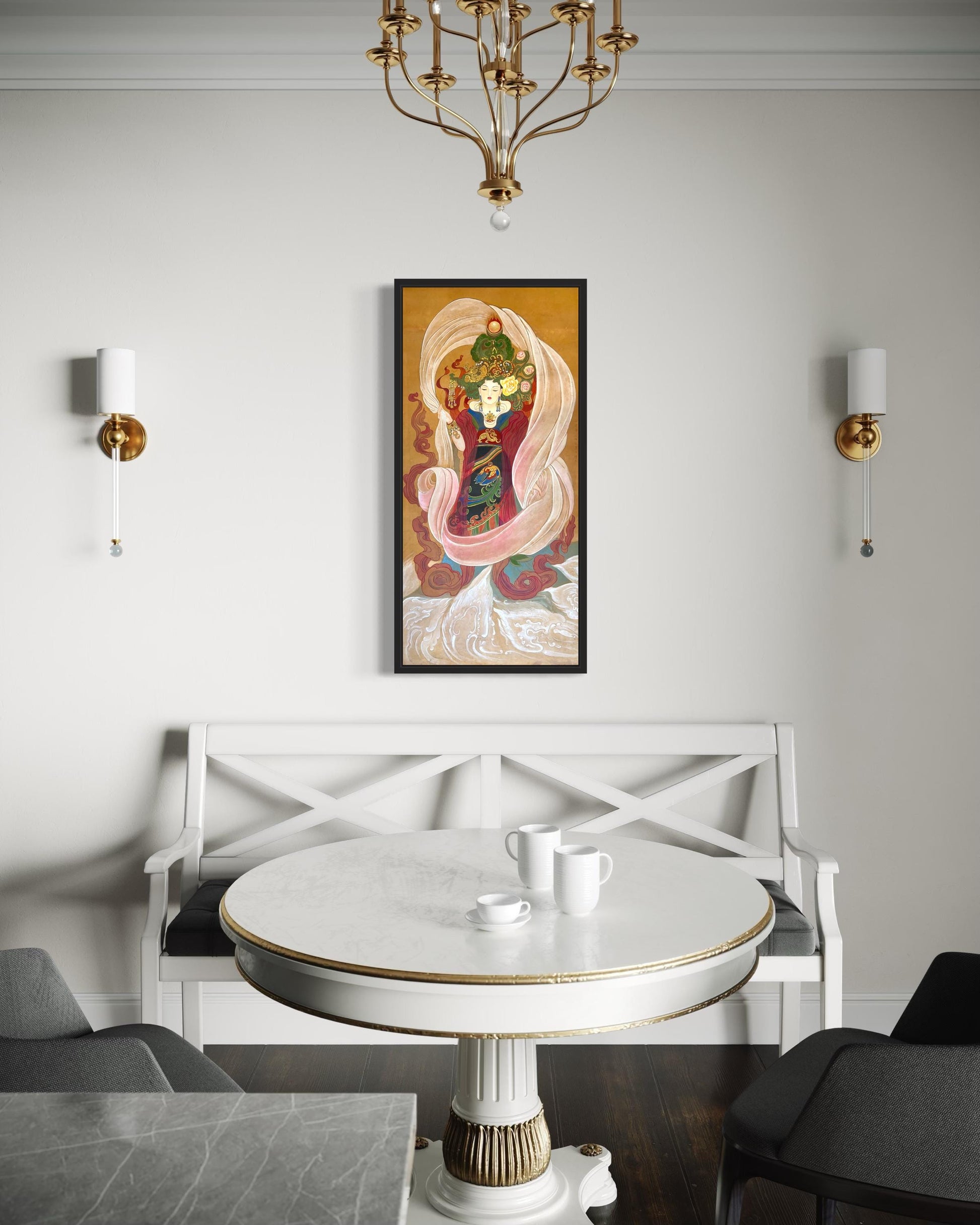 Chinese Empress Canvas Print | 20 x 40 inches | framed and unframed