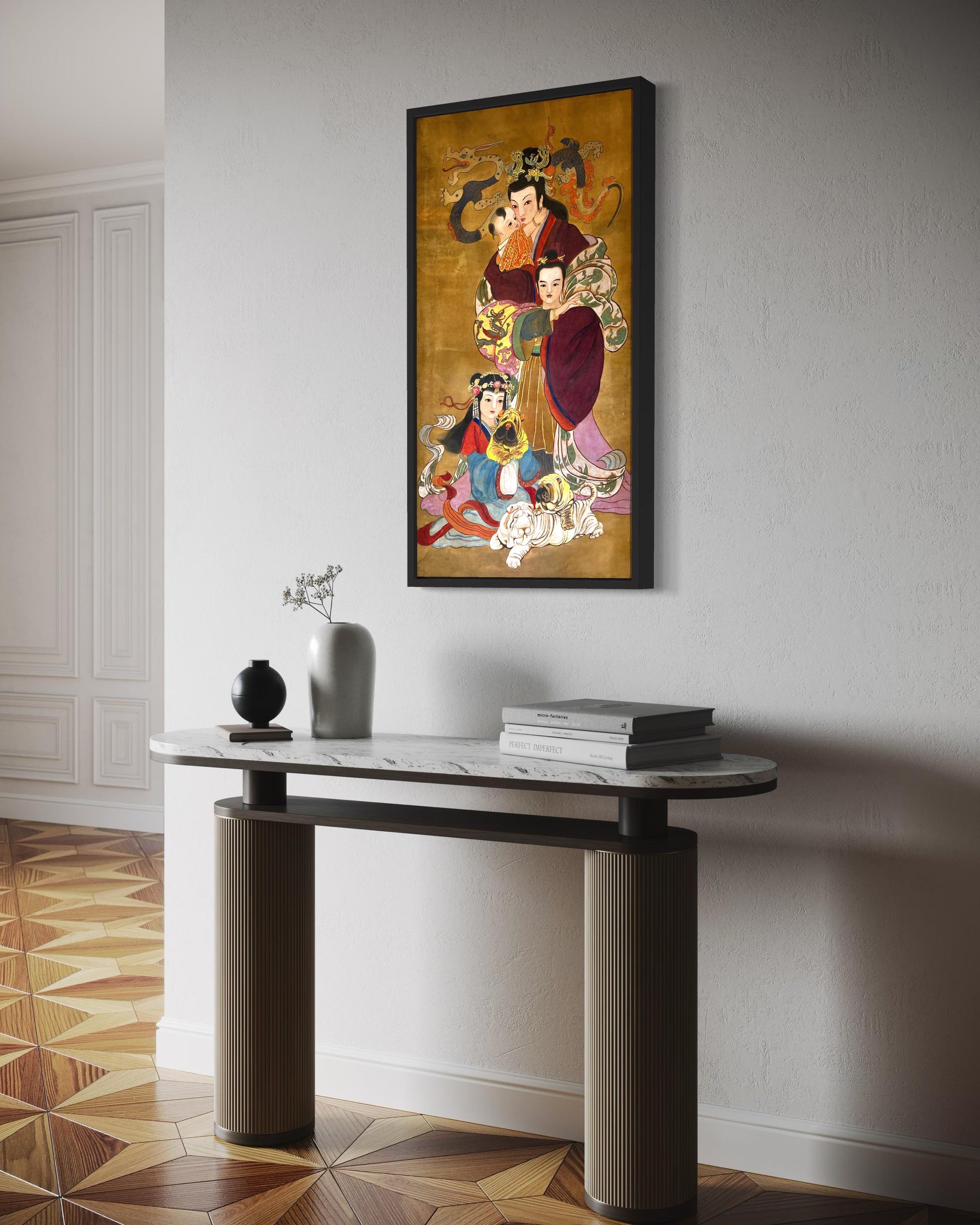 Chinese Empress Canvas Print | 20 x 40 inches | framed and unframed