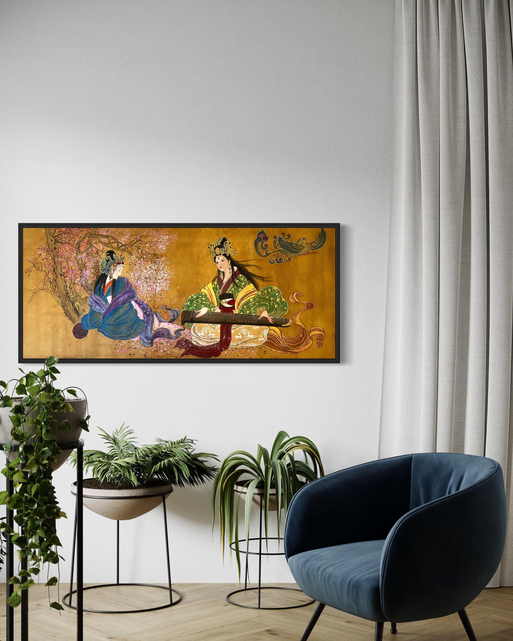 Chinese Empress Canvas Print | 40 x 20 inches | framed and unframed